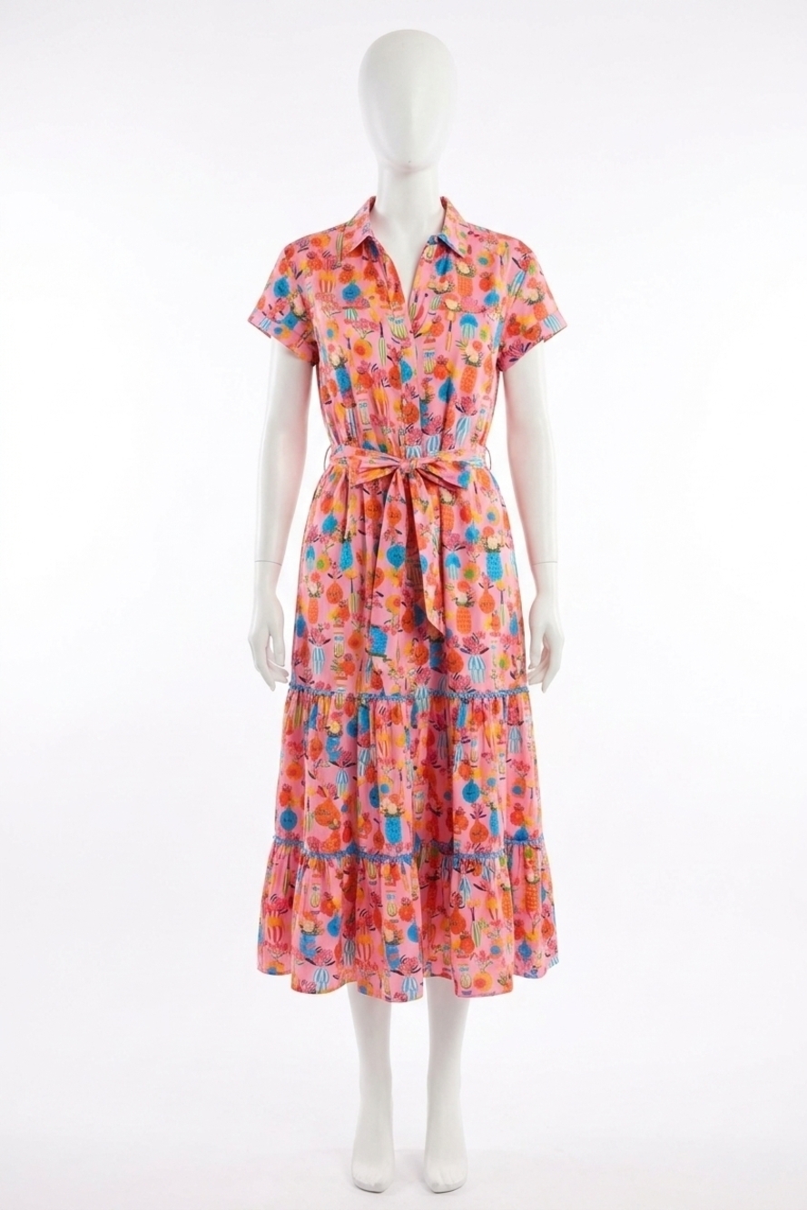 NEW ALDEN ADAIR pink chantilly dress in pink